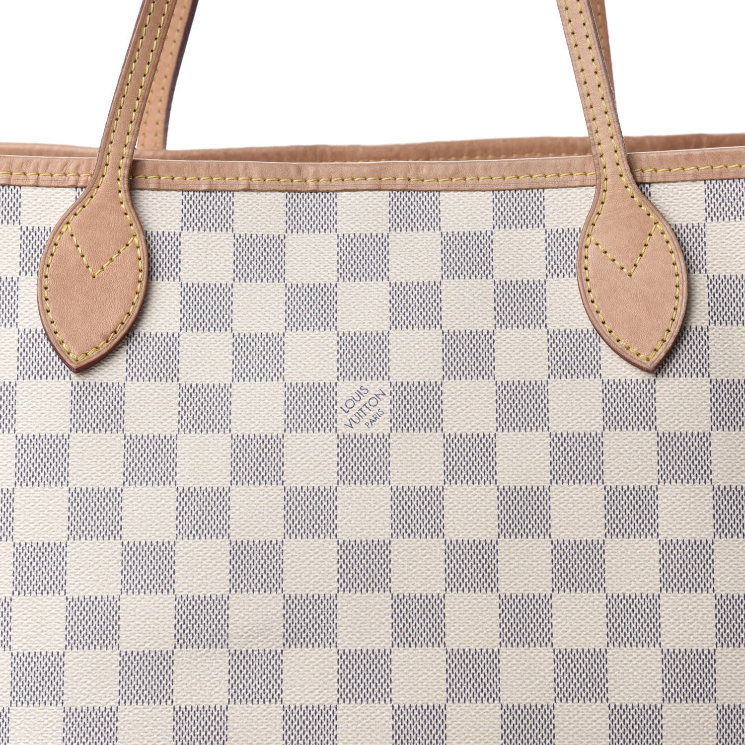 Louis Vuitton Damier Azur Neo Neverfull MM Rose Ballerine 10 of 10