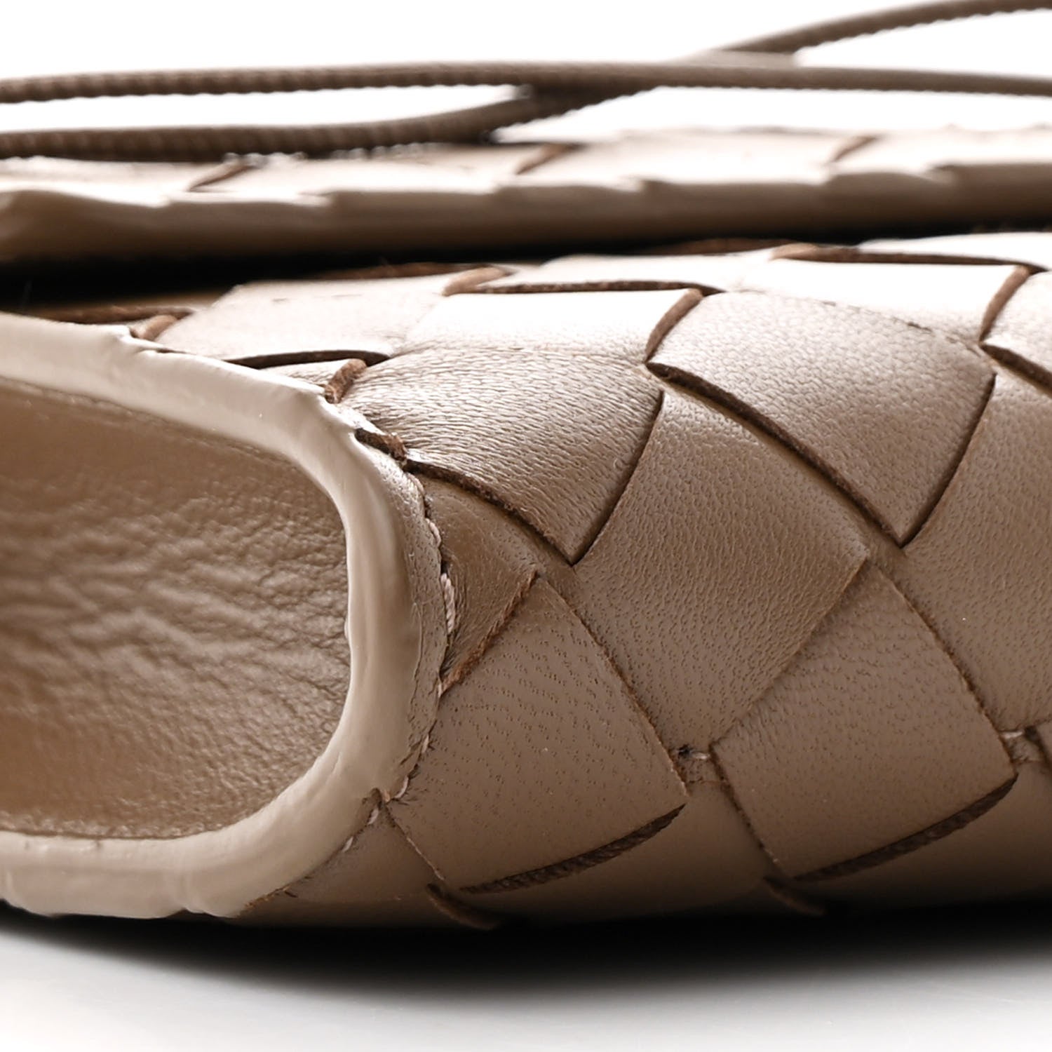 Bottega Veneta Nappa Intrecciato Long Andiamo Top Handle Clutch Pinecone 9 of 10