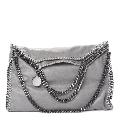 Stella McCartney Shaggy Deer Falabella Fold Over Tote Grey 1 of 10