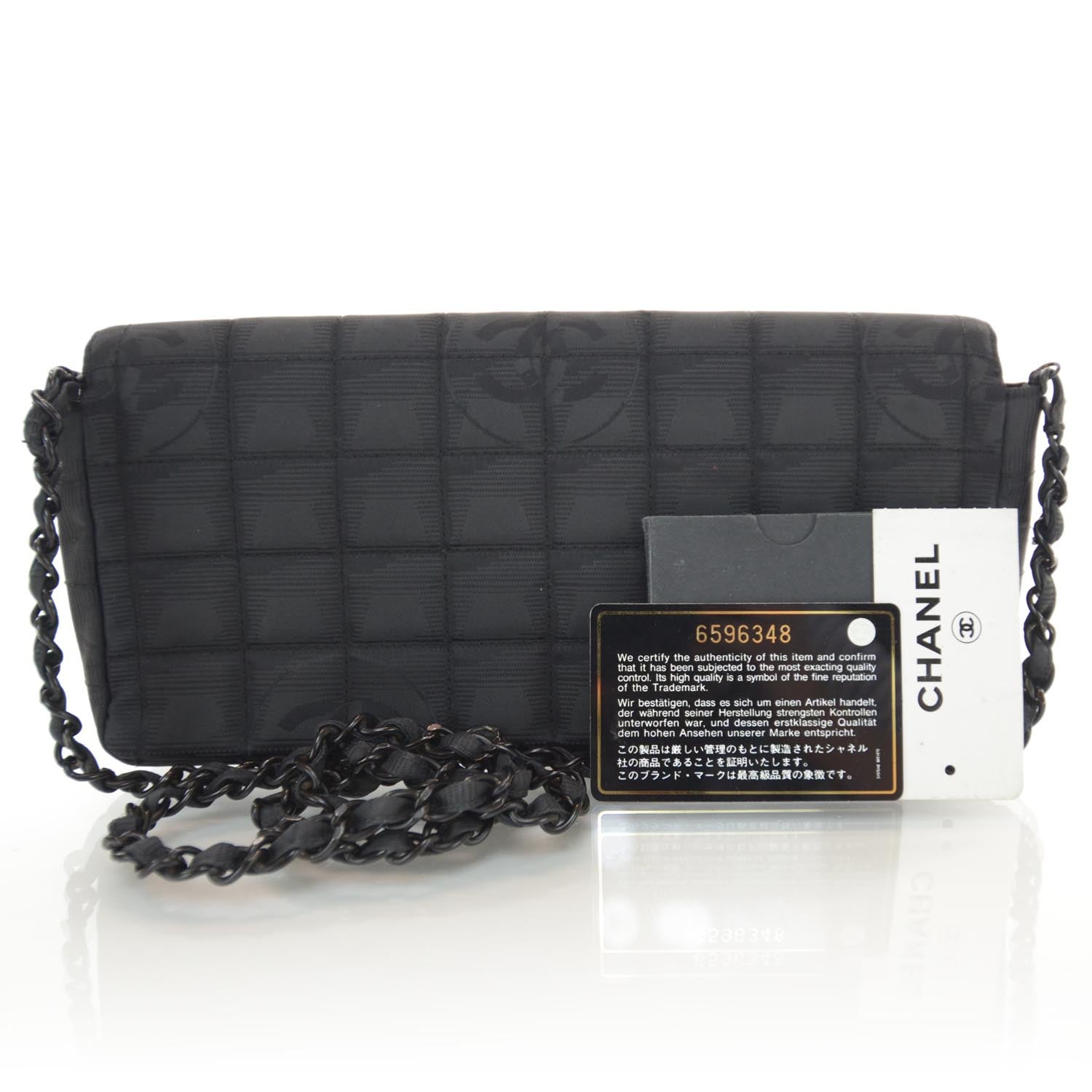 Chanel Nylon Travel East West Flap Black 3 of 10