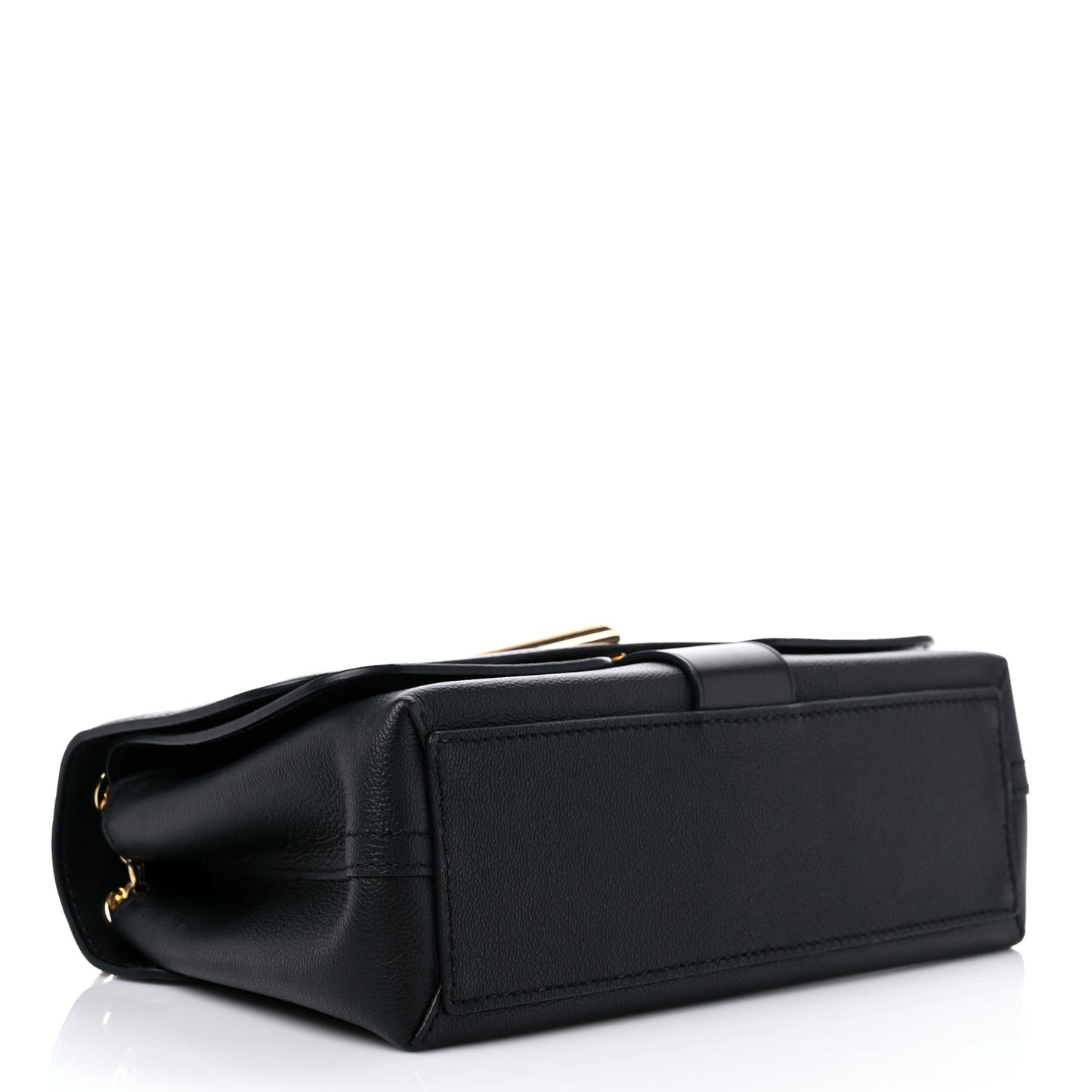 Monogram Cuir Plume Ecume Very Chain Bag Black