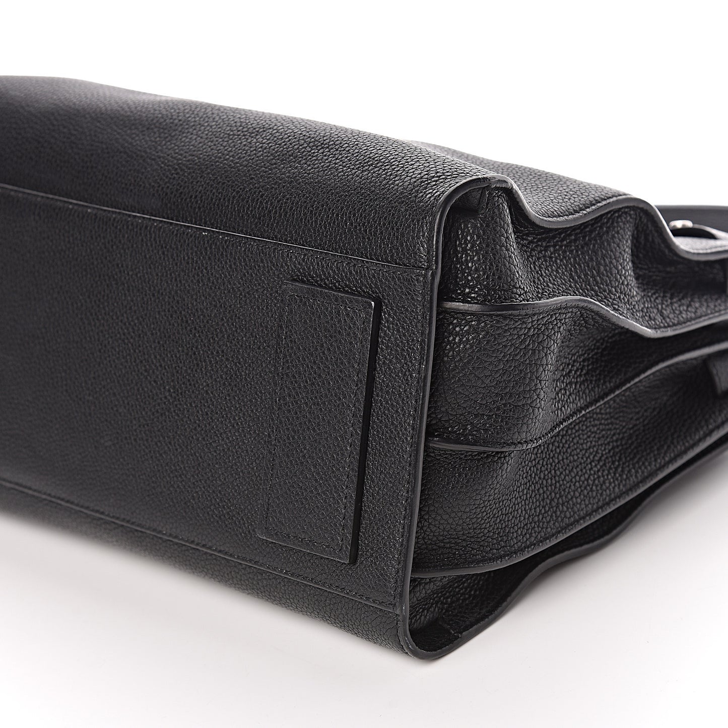 Grained Calfskin Small Supple Sac De Jour Black