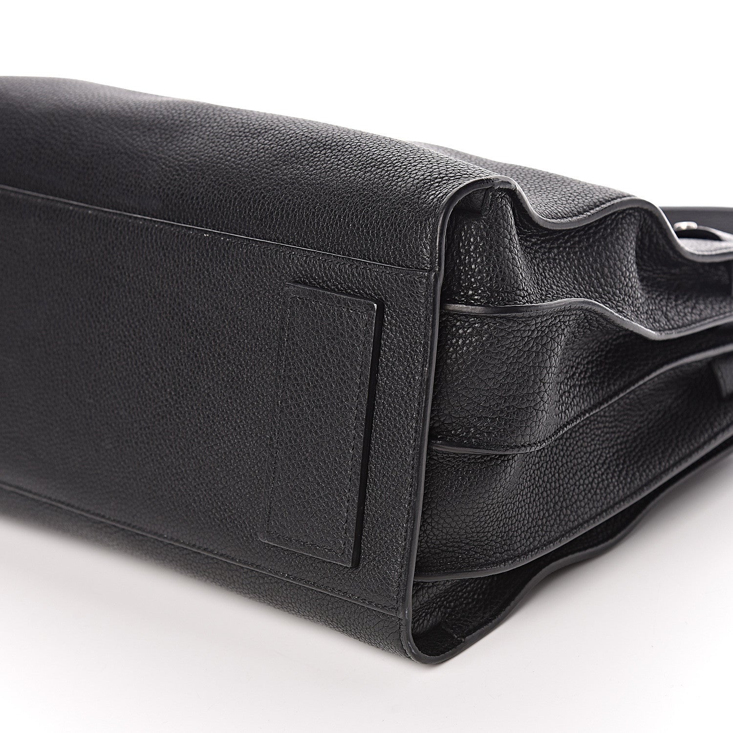 Saint Laurent Grained Calfskin Small Supple Sac De Jour Black 9 of 10