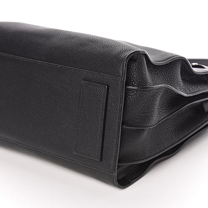 Saint Laurent Grained Calfskin Small Supple Sac De Jour Black 9 of 10
