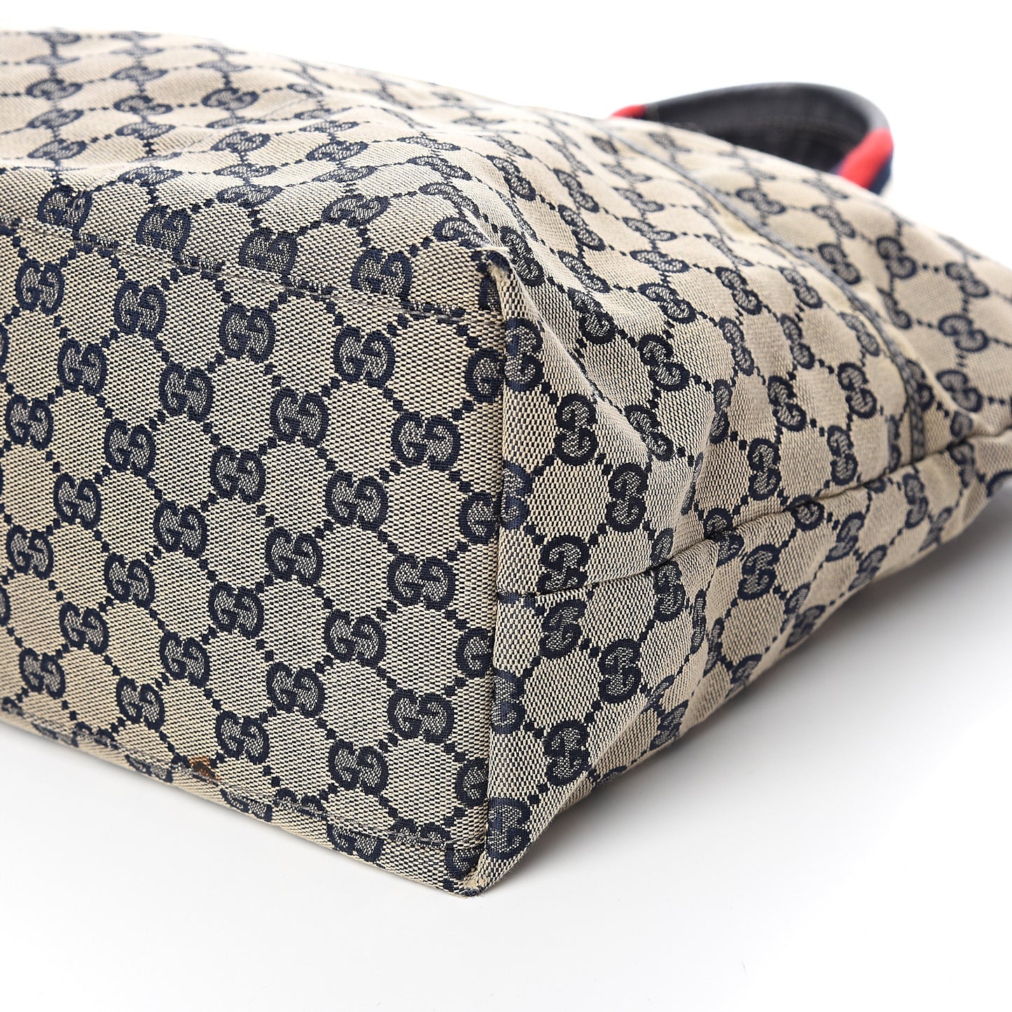 Monogram Web Large Diaper Tote Navy