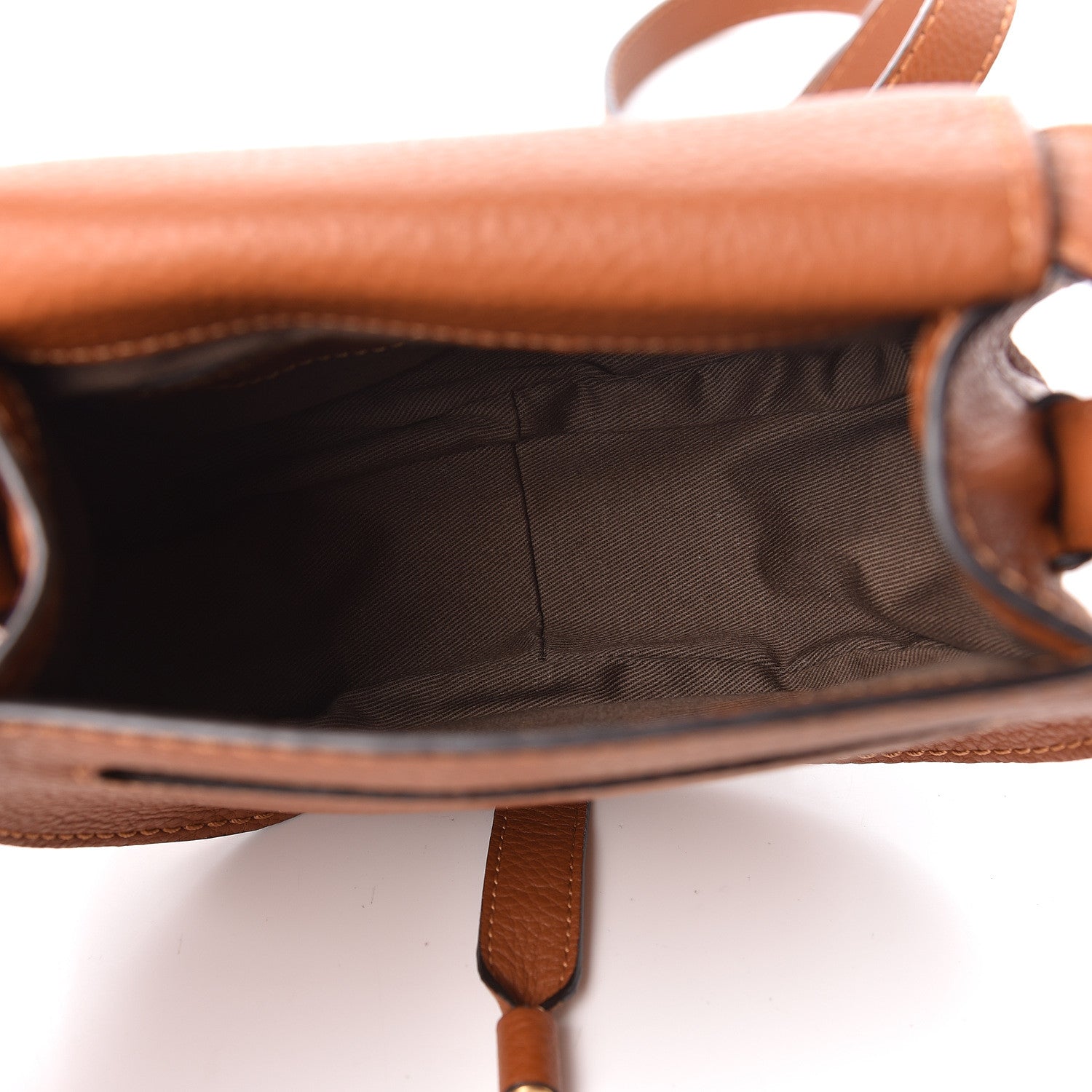 Chloe Calfskin Mini Marcie Round Crossbody Bag Tan 5 of 11