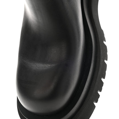 Bottega Veneta Calfskin The Lug Chelsea Boots 37.5 Black 10 of 11