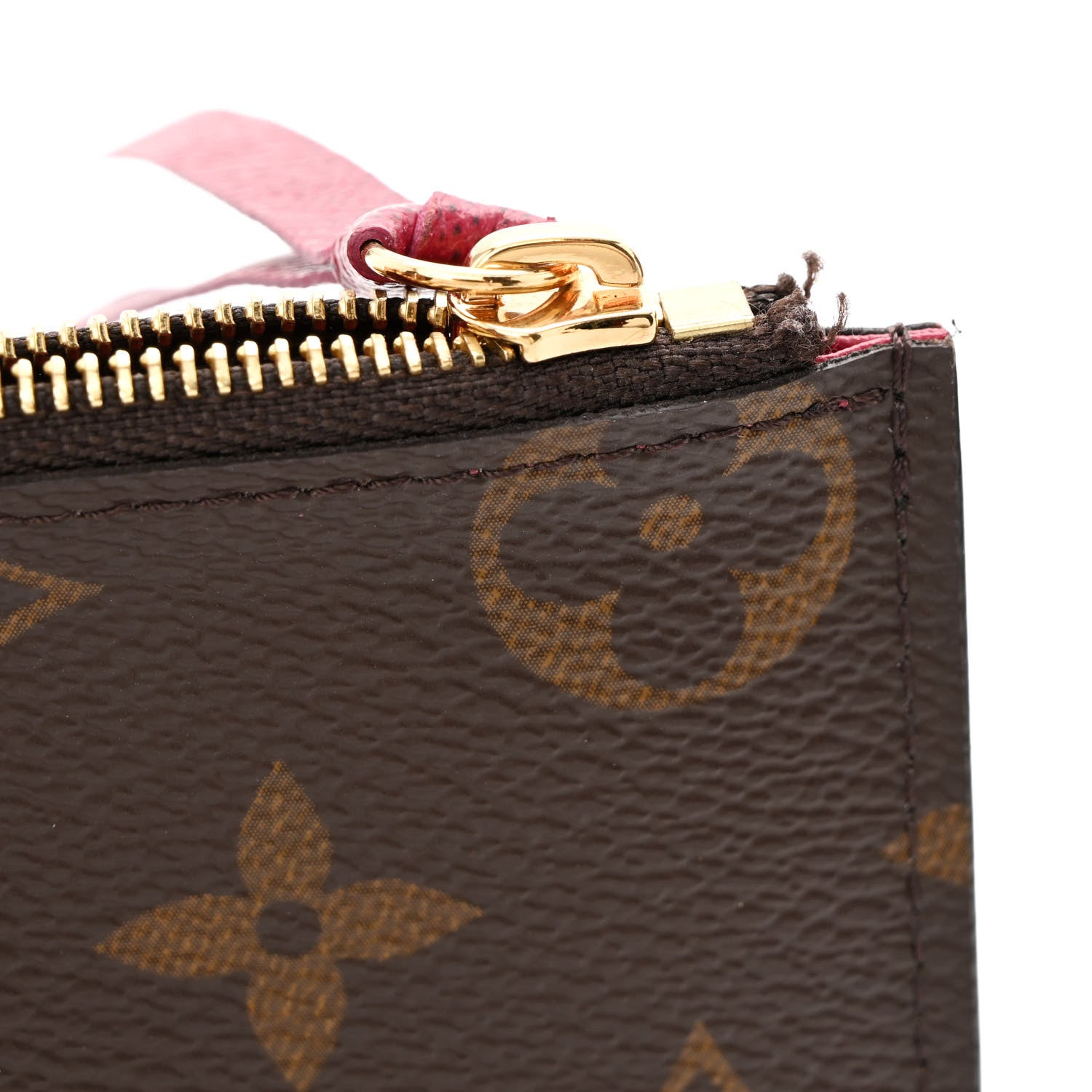 Louis Vuitton Monogram Pochette Felicie Chain Wallet Fuchsia 28 of 29