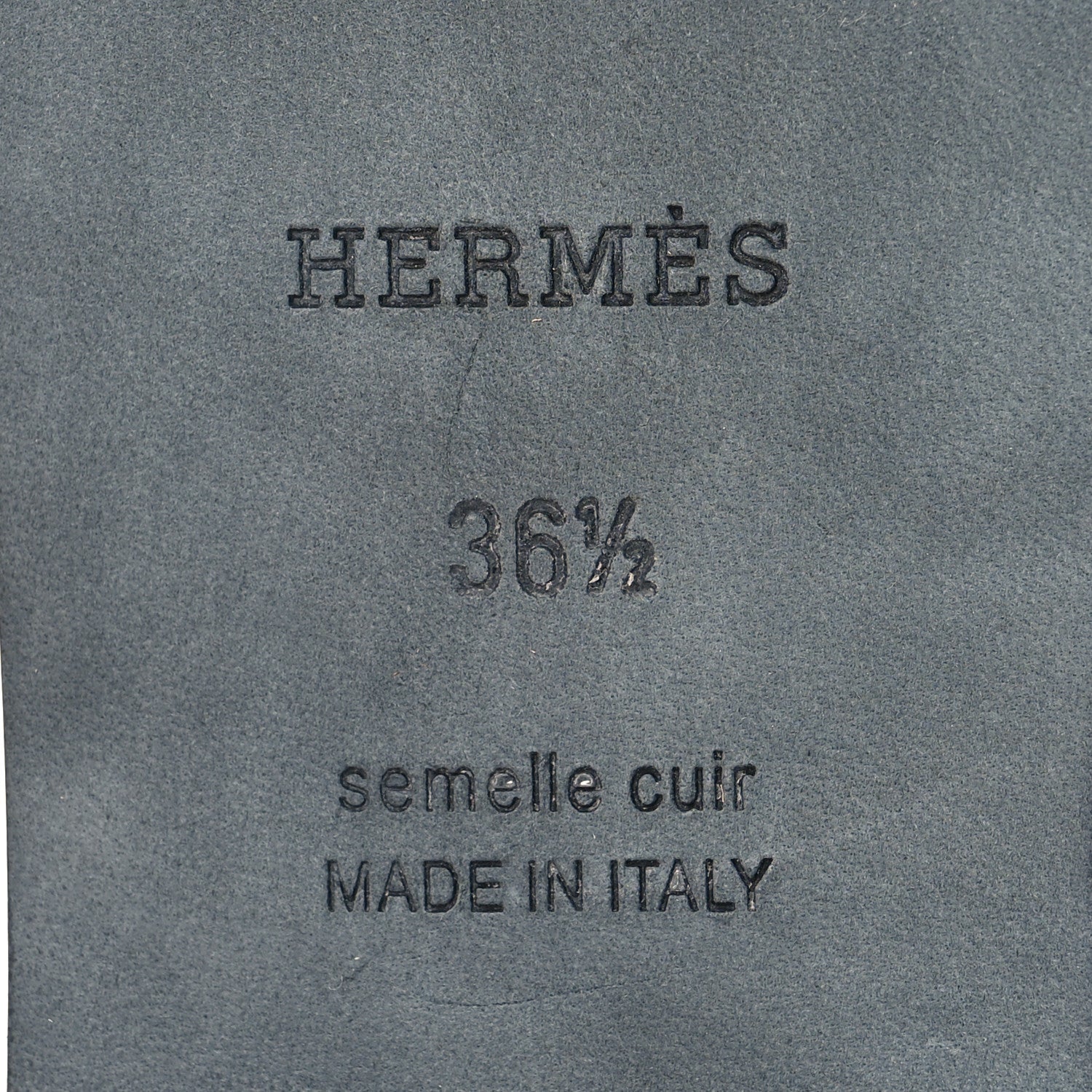 Hermes Box Oran Sandals 36.5 Granit Rose 7 of 9