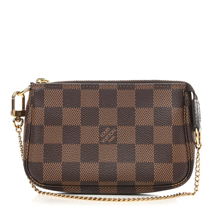 Louis Vuitton Damier Ebene Mini Pochette Accessories 1 of 8
