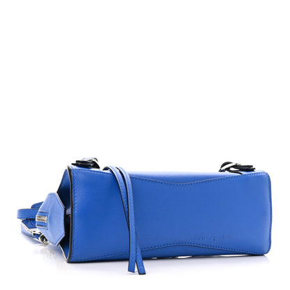 Balenciaga Smooth Calfskin Neo Classic Silver Hardware Mini City Bleu 4 of 11