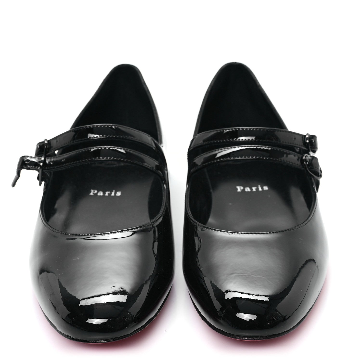 Christian Louboutin Patent Sweet Jane Flats 40 Black 3 of 9