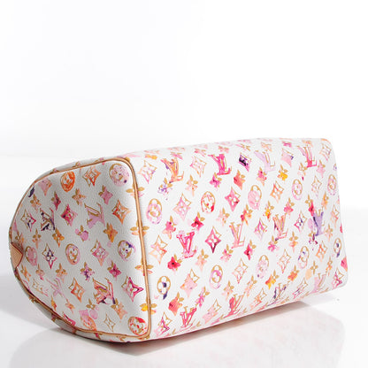 Louis Vuitton Watercolor Aquarelle Speedy 35 White 4 of 8