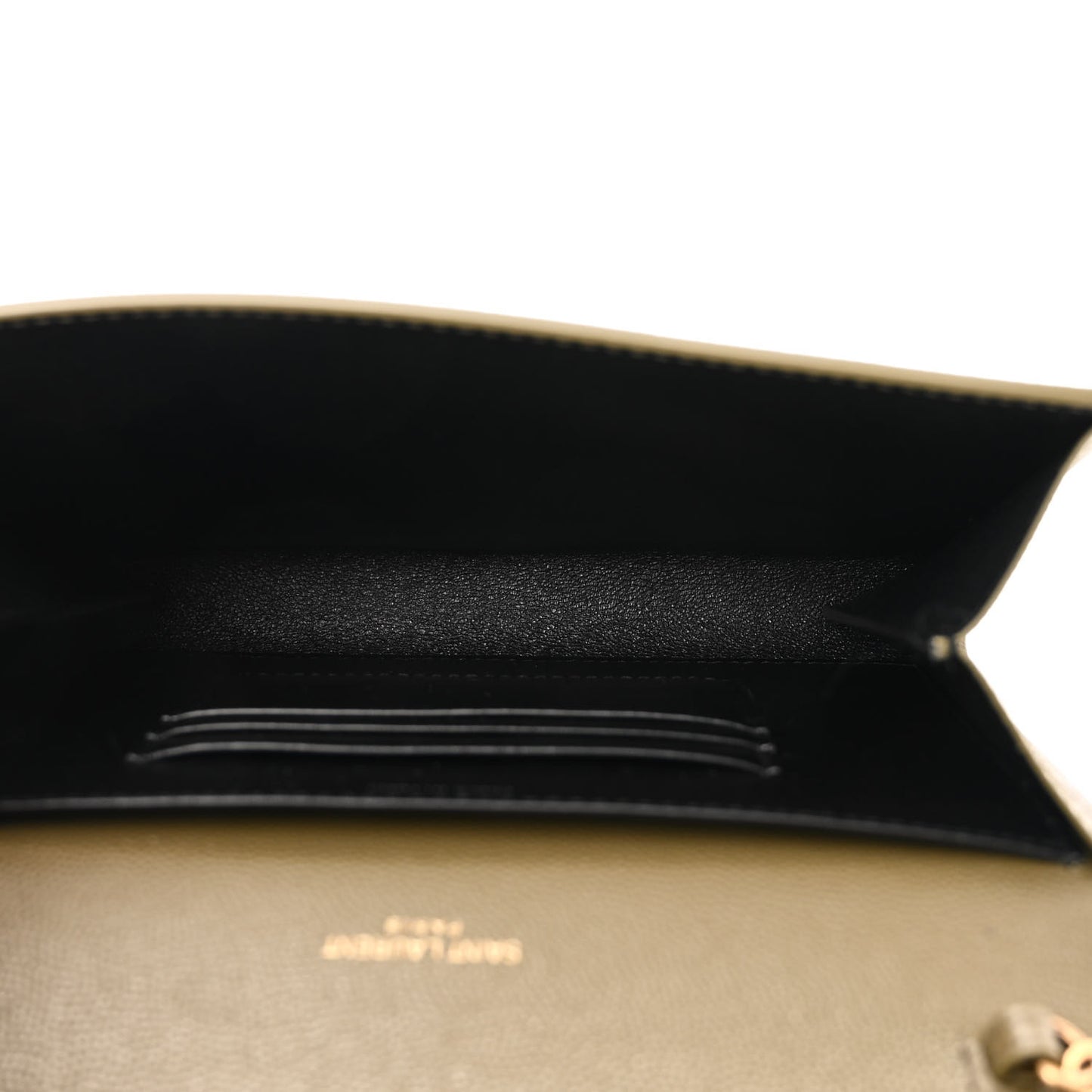 Grain De Poudre Monogram Cassandra Chain Wallet Ver Kaki