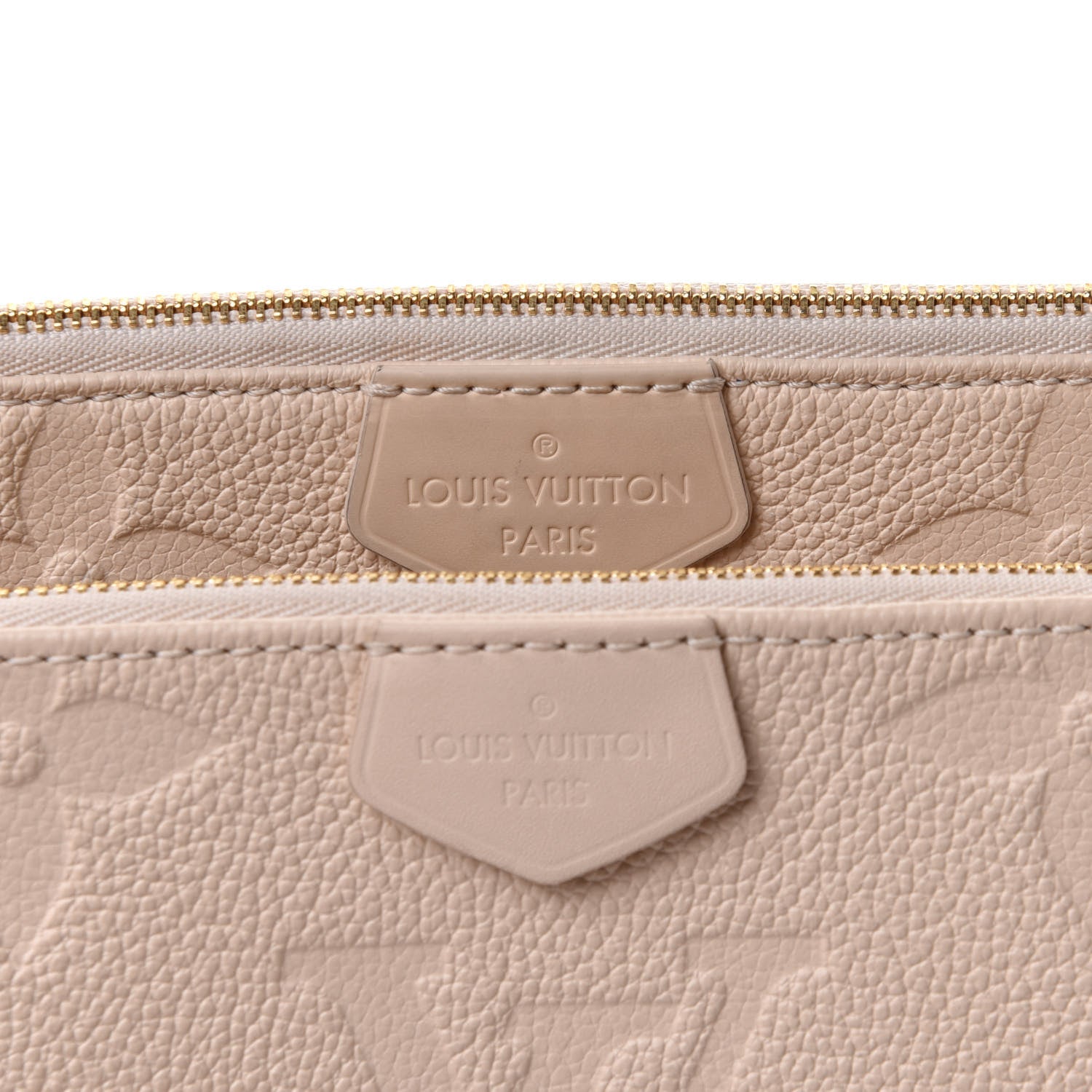 Louis Vuitton Empreinte Monogram Giant Multi Pochette Accessories Cream 7 of 10