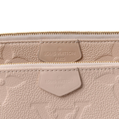 Louis Vuitton Empreinte Monogram Giant Multi Pochette Accessories Cream 7 of 10