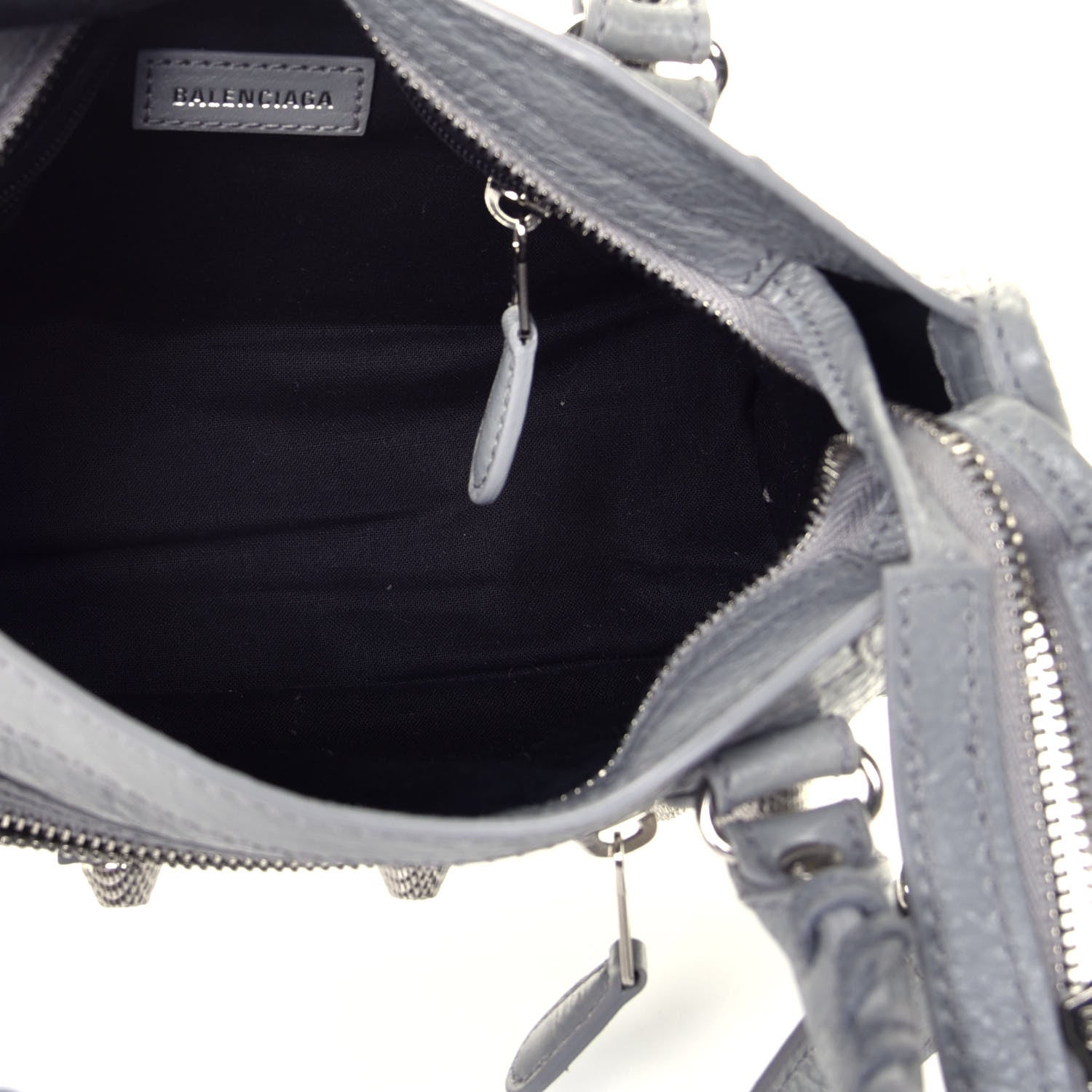 Balenciaga Agneau Giant 12 Silver Hardware Mini City Gris Haussmannien 5 of 8