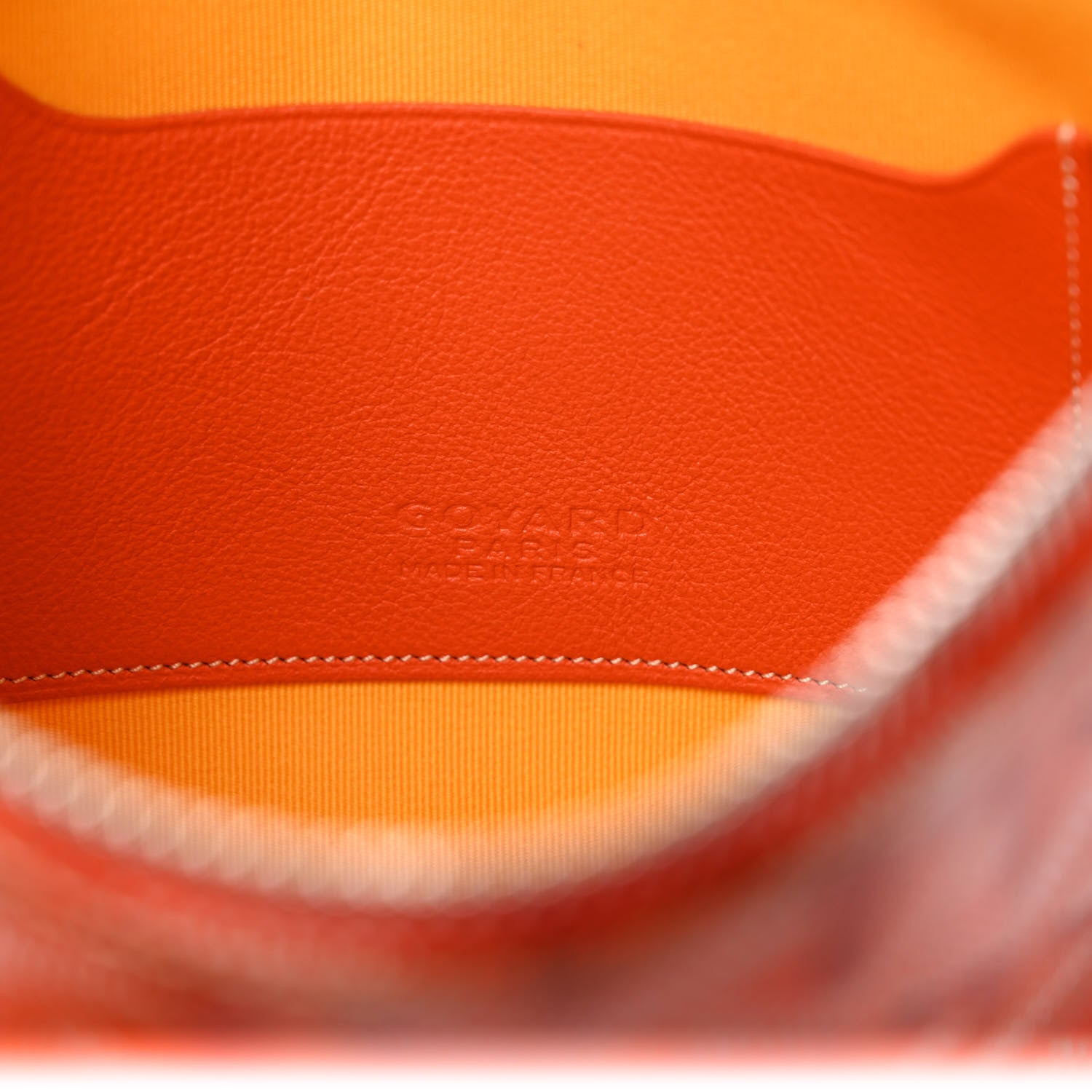 Goyard Goyardine Senat Pochette PM Orange 6 of 6