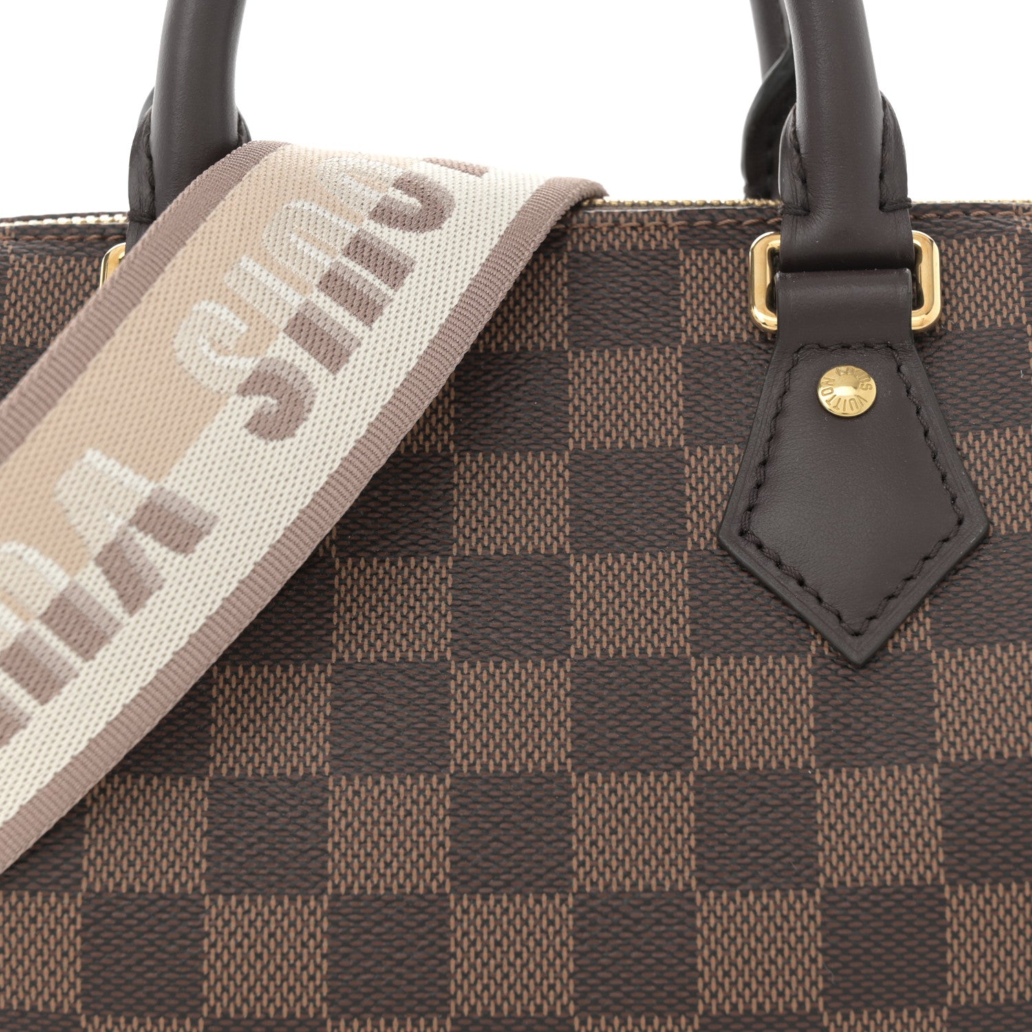 Louis Vuitton Damier Ebene Speedy Bandouliere 20 7 of 10