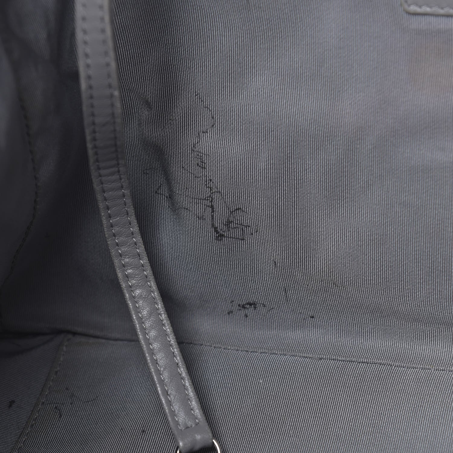 Chanel Canvas Stitched Tweed Large Tote Black 12 of 17