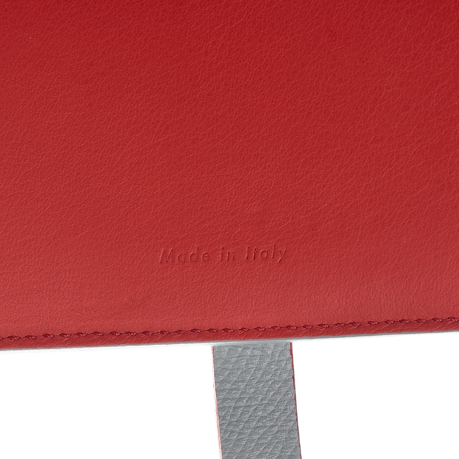 Celine Grained Calfskin Medium Multifunction Strap Wallet Blue 7 of 10