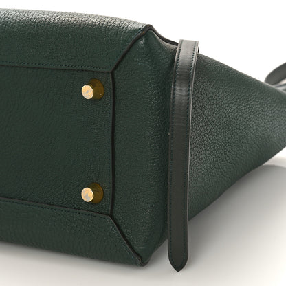 Celine Goatskin Smooth Calfskin Mini Belt Bag Dark Green 8 of 9