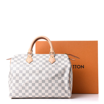 Louis Vuitton Damier Azur Speedy 30 9 of 9