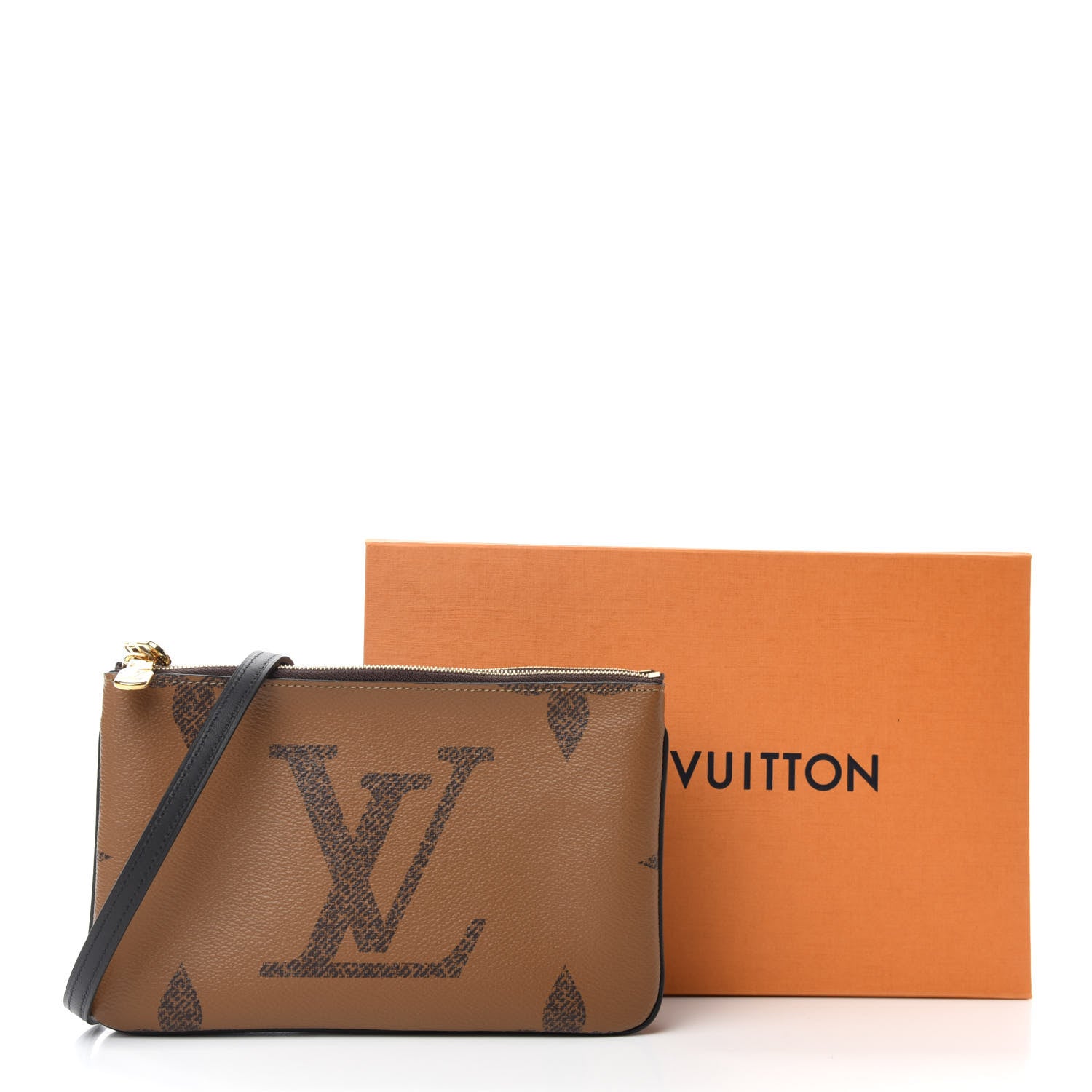 Louis Vuitton Reverse Monogram Giant Double Zip Pochette 13 of 13