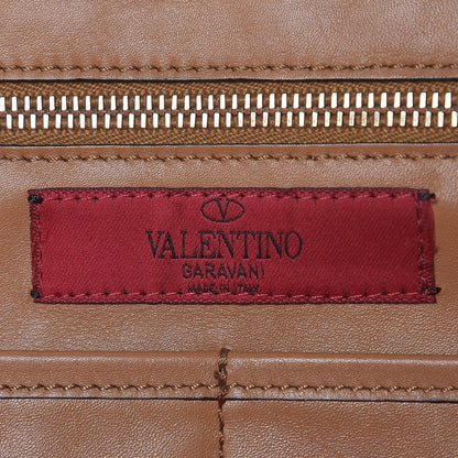 Valentino Garavani Vitello Large Rockstud Tote Beige 7 of 12