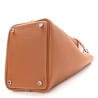 Hermes Taurillon Clemence Picotin Lock 18 PM Gold 10 of 10
