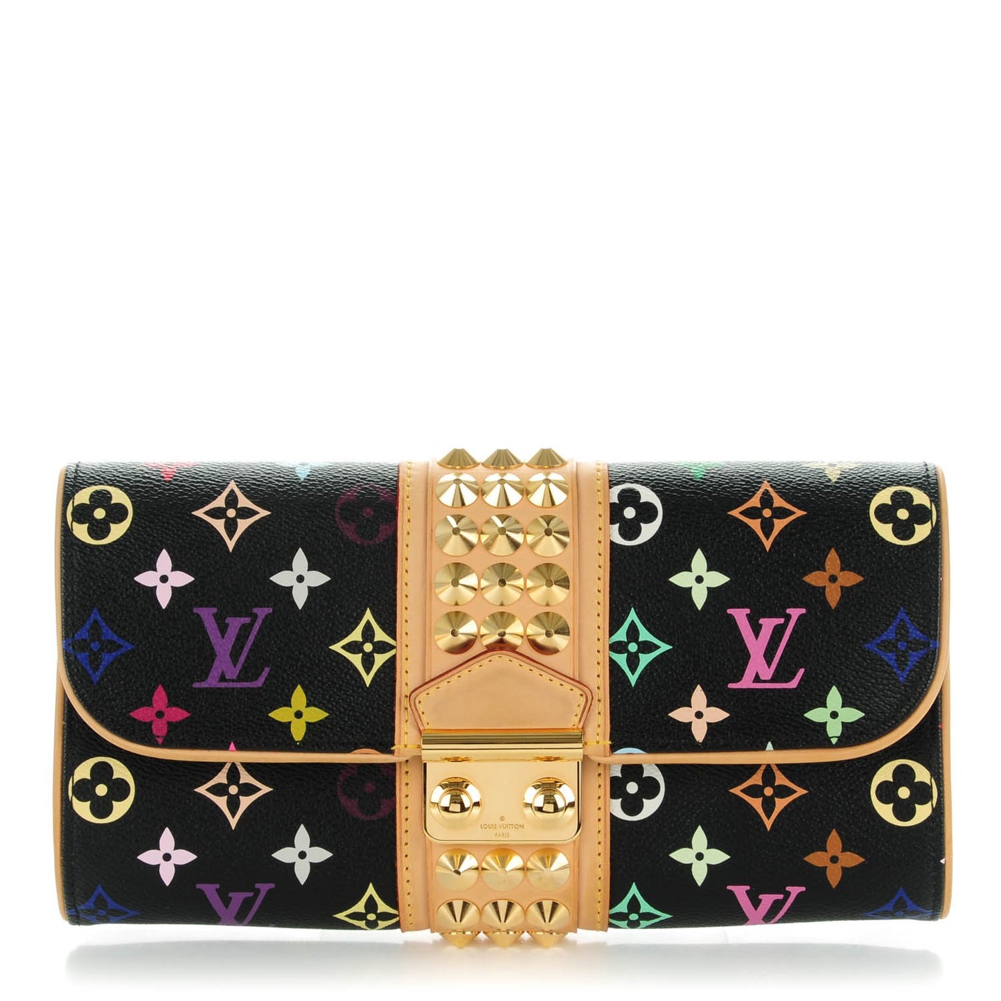 Monogram Multicolor Courtney Clutch Black