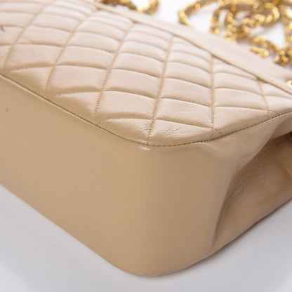 Chanel Lambskin Quilted Shoulder Bag Beige 17 of 18