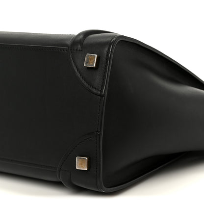 Celine Smooth Calfskin Micro Luggage Black 10 of 11