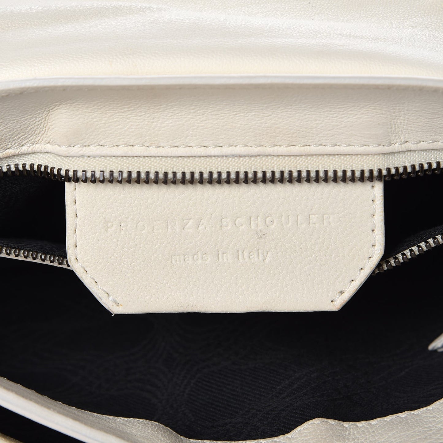 Lambskin PS1 Pochette Clutch Ivory