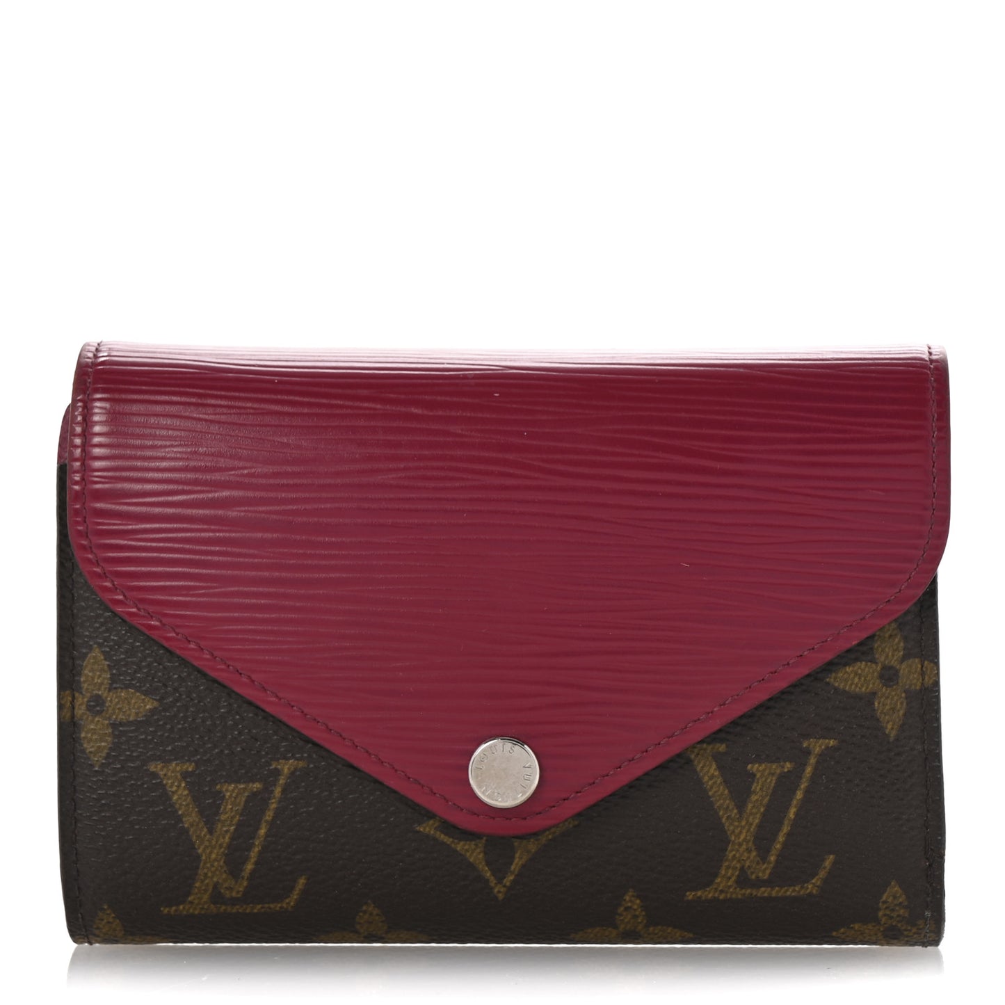 Epi Monogram Marie-Lou Compact Wallet Fuchsia