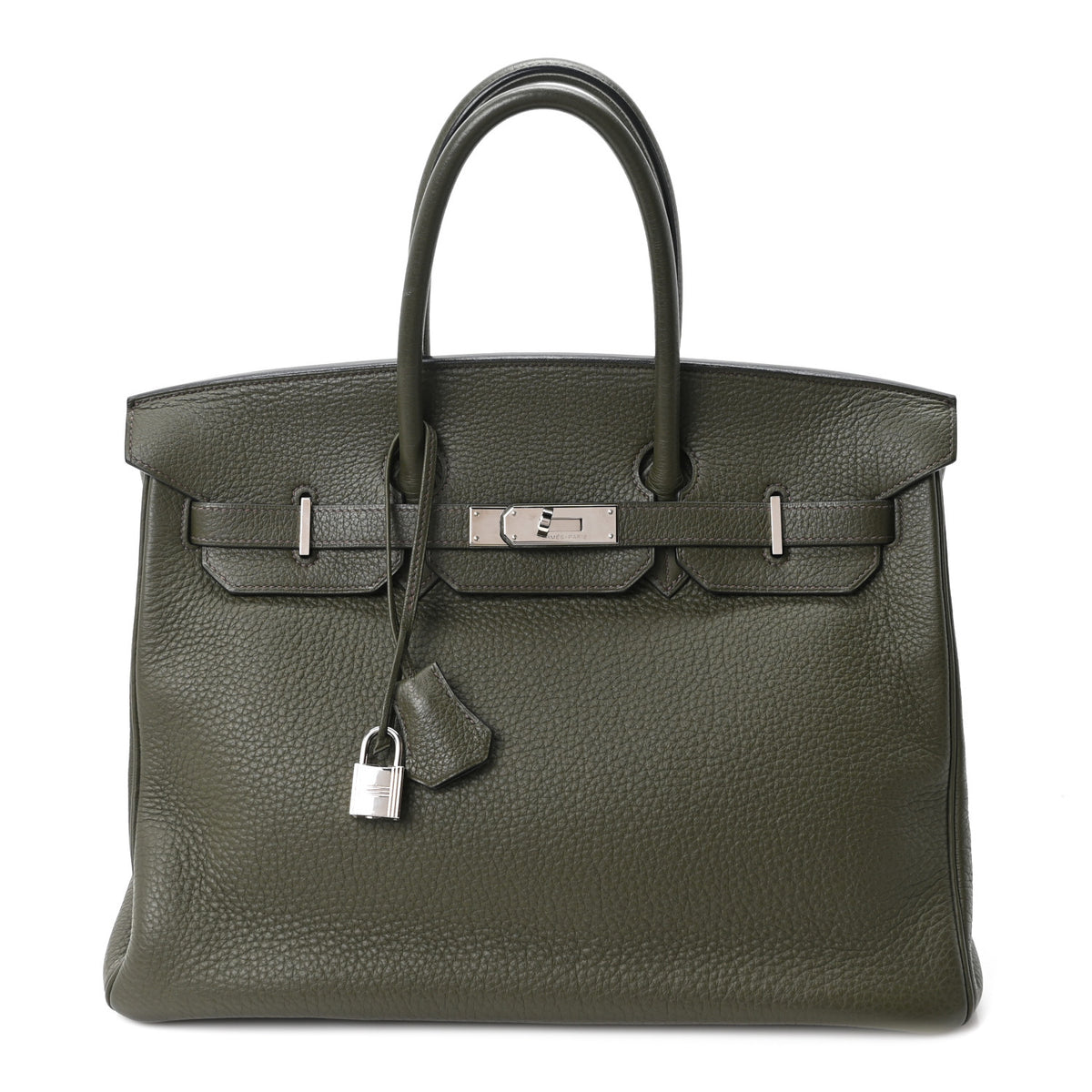 Hermes Togo Birkin 35 Vert Olive 1 of 10