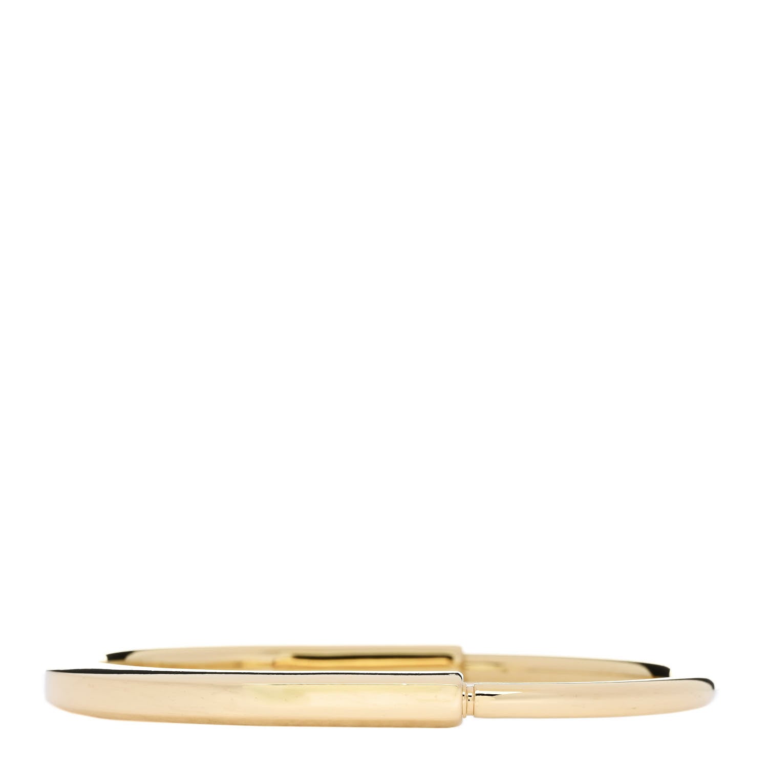 Tiffany 18K Yellow Gold Tiffany Lock Bangle Bracelet 1 of 3