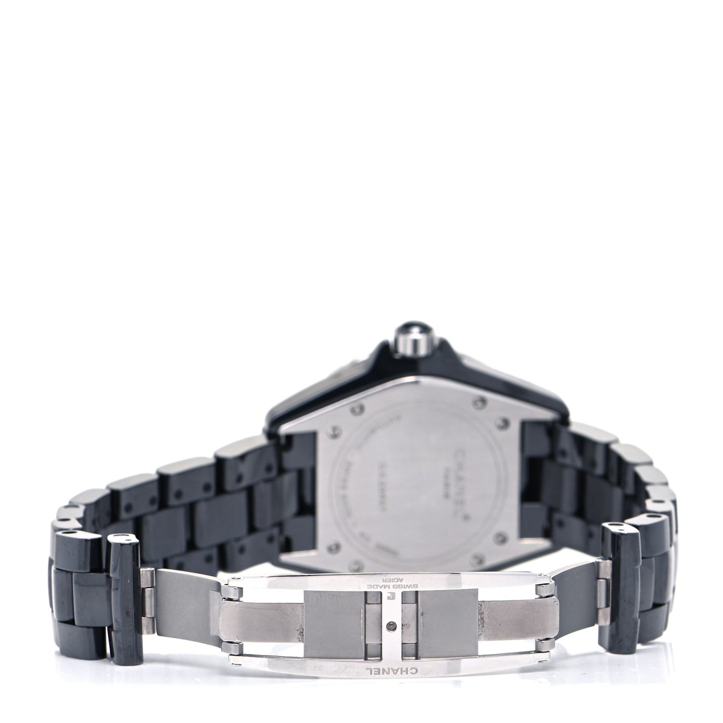 Stainless Steel Ceramic 38mm J12 Automatic Watch Black