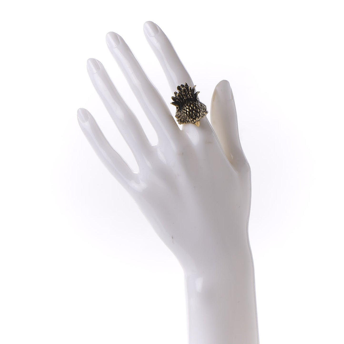 Metal Eagle Ring 5.5 Aged Gold