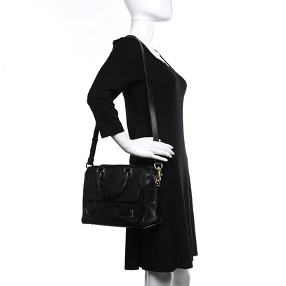 Loewe Grained Calfskin Cruz Tote Black 2 of 11