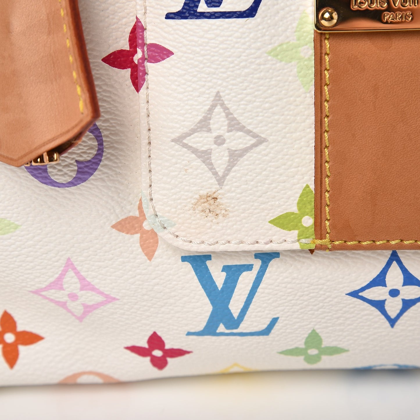 Monogram Multicolor Speedy 30 White