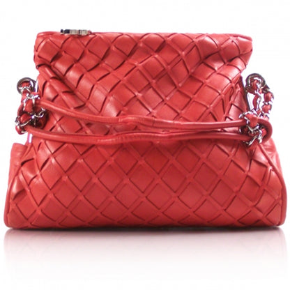 Chanel Interwoven Leather Framed Bag 1 of 13