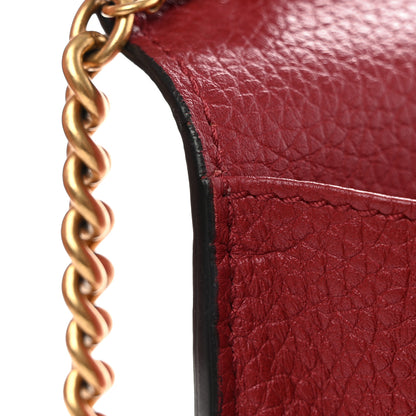 Gucci Cellarius Calfskin GG Marmont Chain Wallet Dry Rose 12 of 13