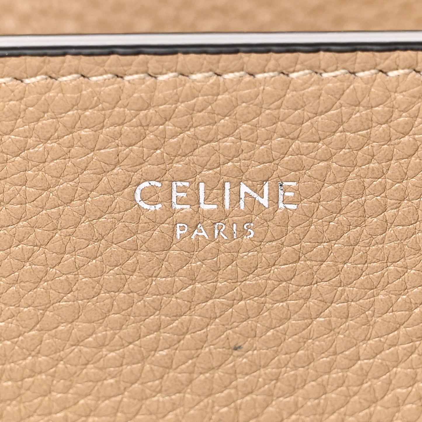 Drummed Calfskin Mini Luggage Dune