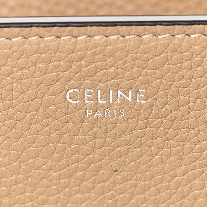 Celine Drummed Calfskin Mini Luggage Dune 6 of 11