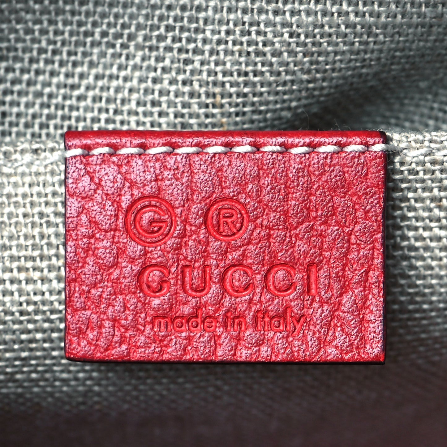 Monogram Mini Bree Messenger Bag Red