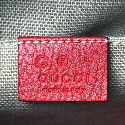 Gucci Monogram Mini Bree Messenger Bag Red 6 of 11