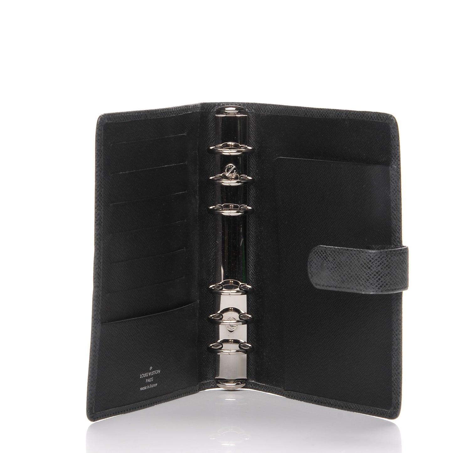 Taiga Medium Ring Agenda Cover Ardoise
