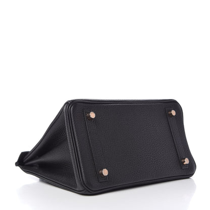 Hermes Togo Birkin 25 Black 4 of 10
