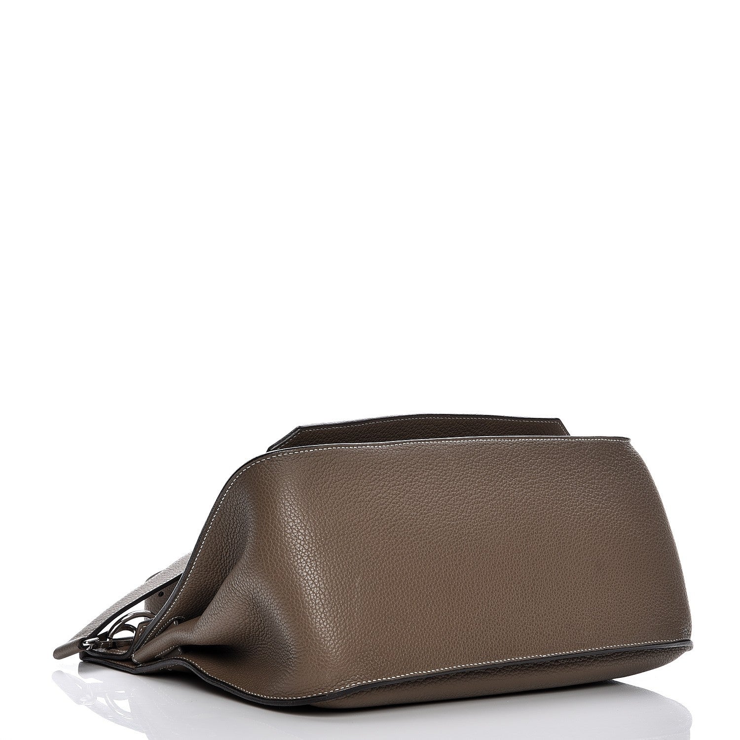 Hermes Taurillon Clemence Jypsiere 34 Etoupe 4 of 12